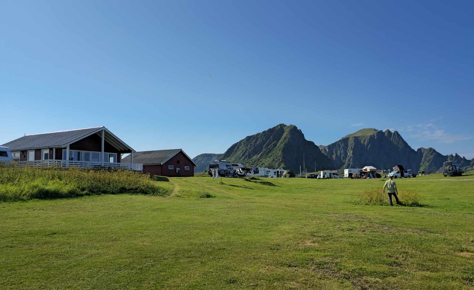 Naturomgivelser rundt Andenes Camping i Vesterålen