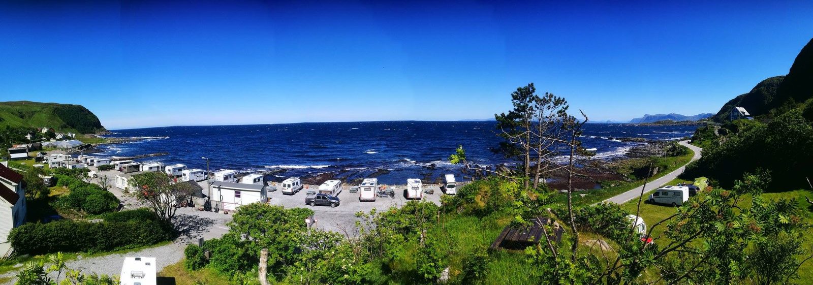 Goksøyr Camping – oversikt over området