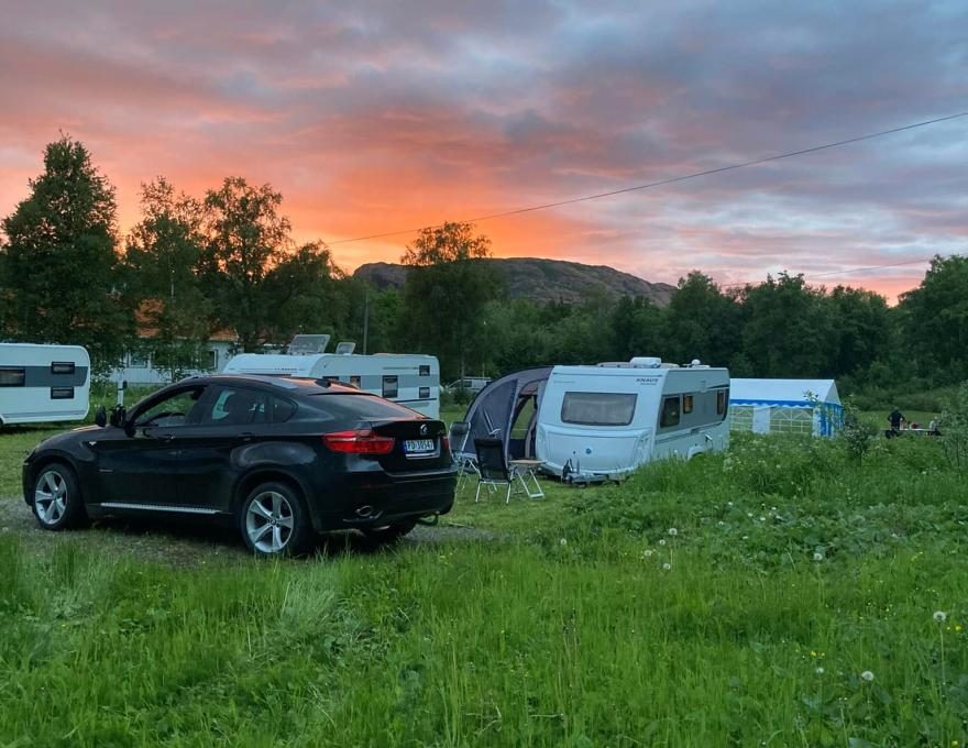 Kjærlighetskroken Camping på øya Tro i Helgelandsskjærgården