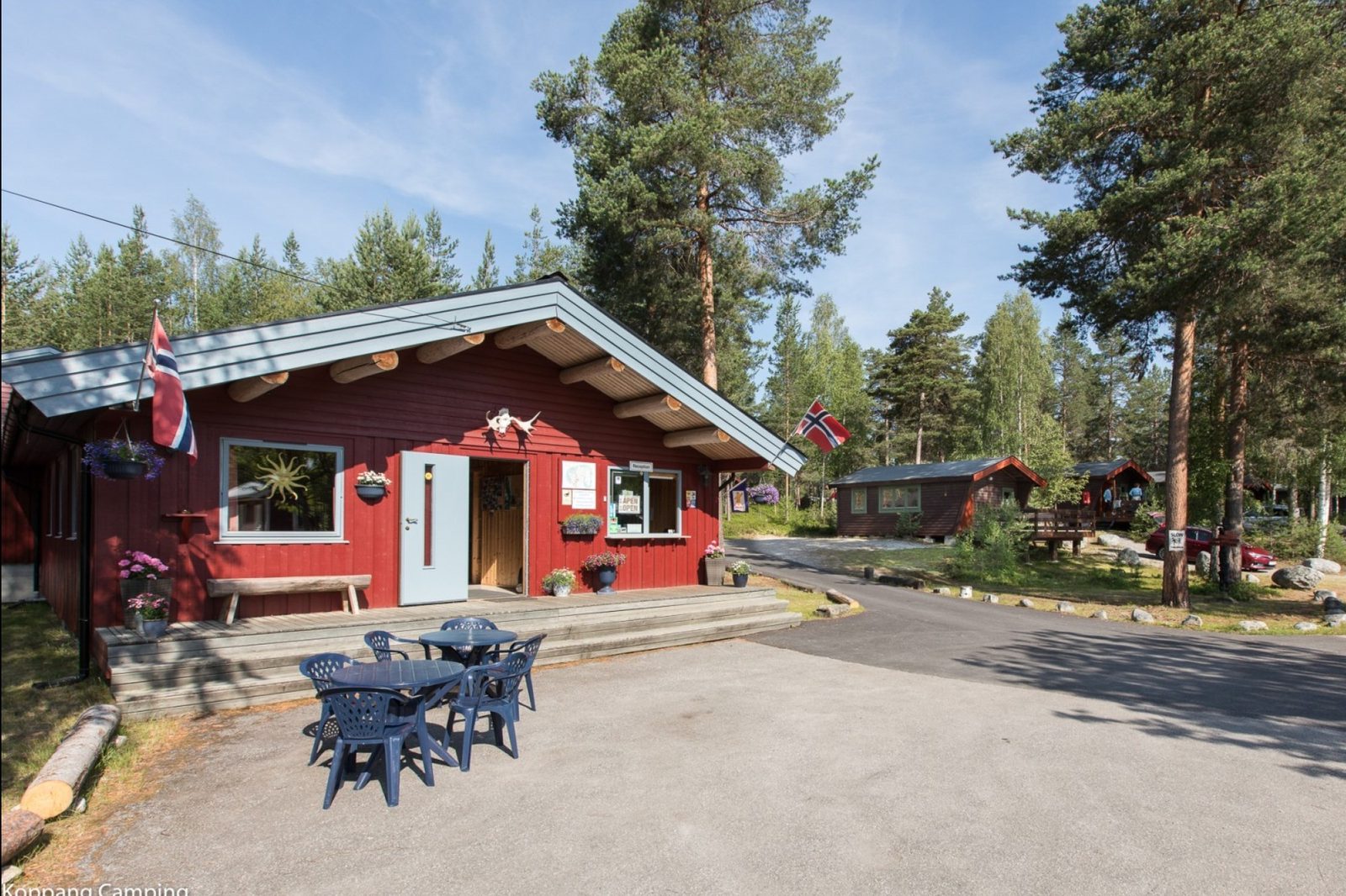 Koppang Camping og Hytteutleie ved Glomma med utleiehytter og oppstillingsplasser i Stor-Elvdal