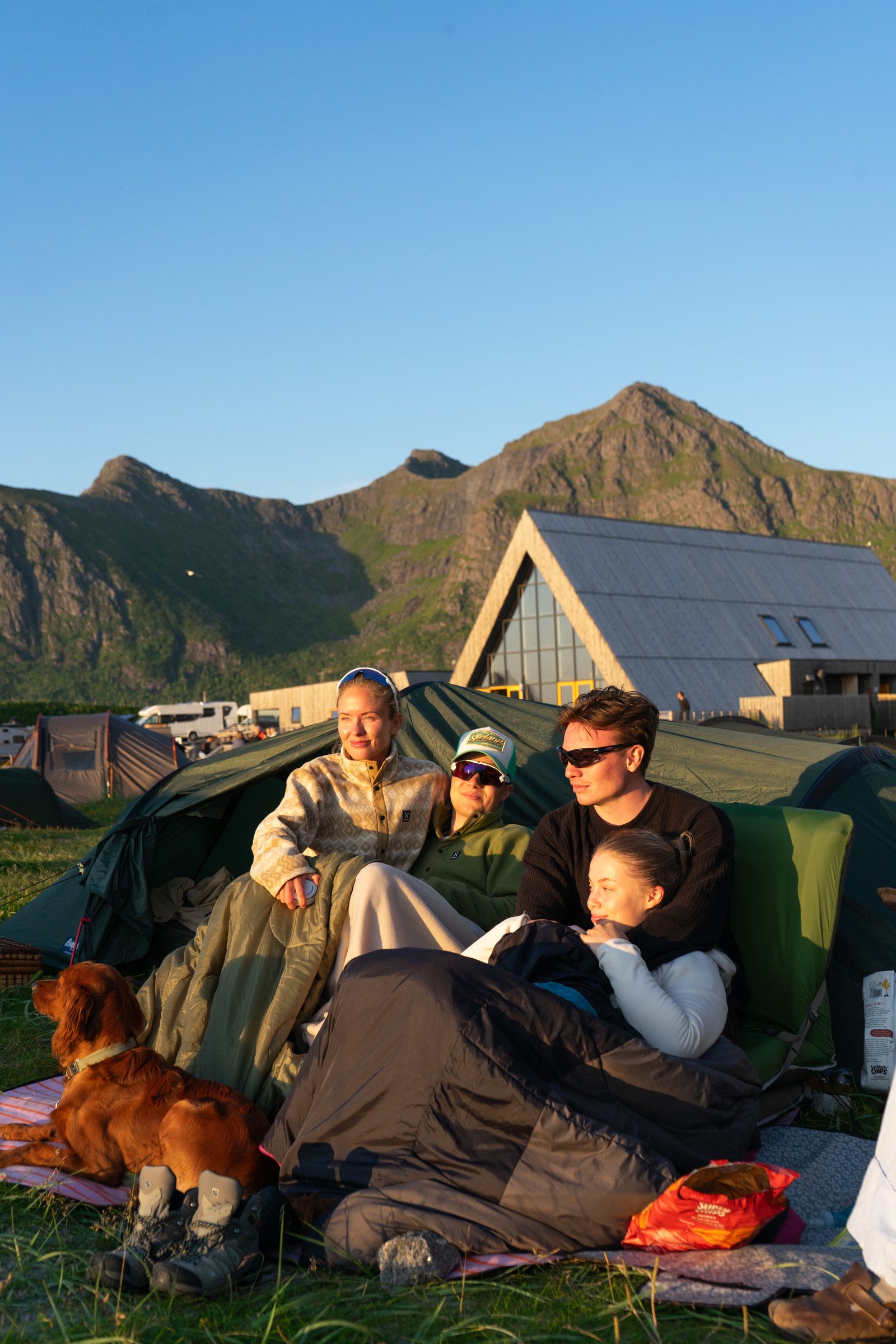 Sauna og strand på Lofoten Beach Camp