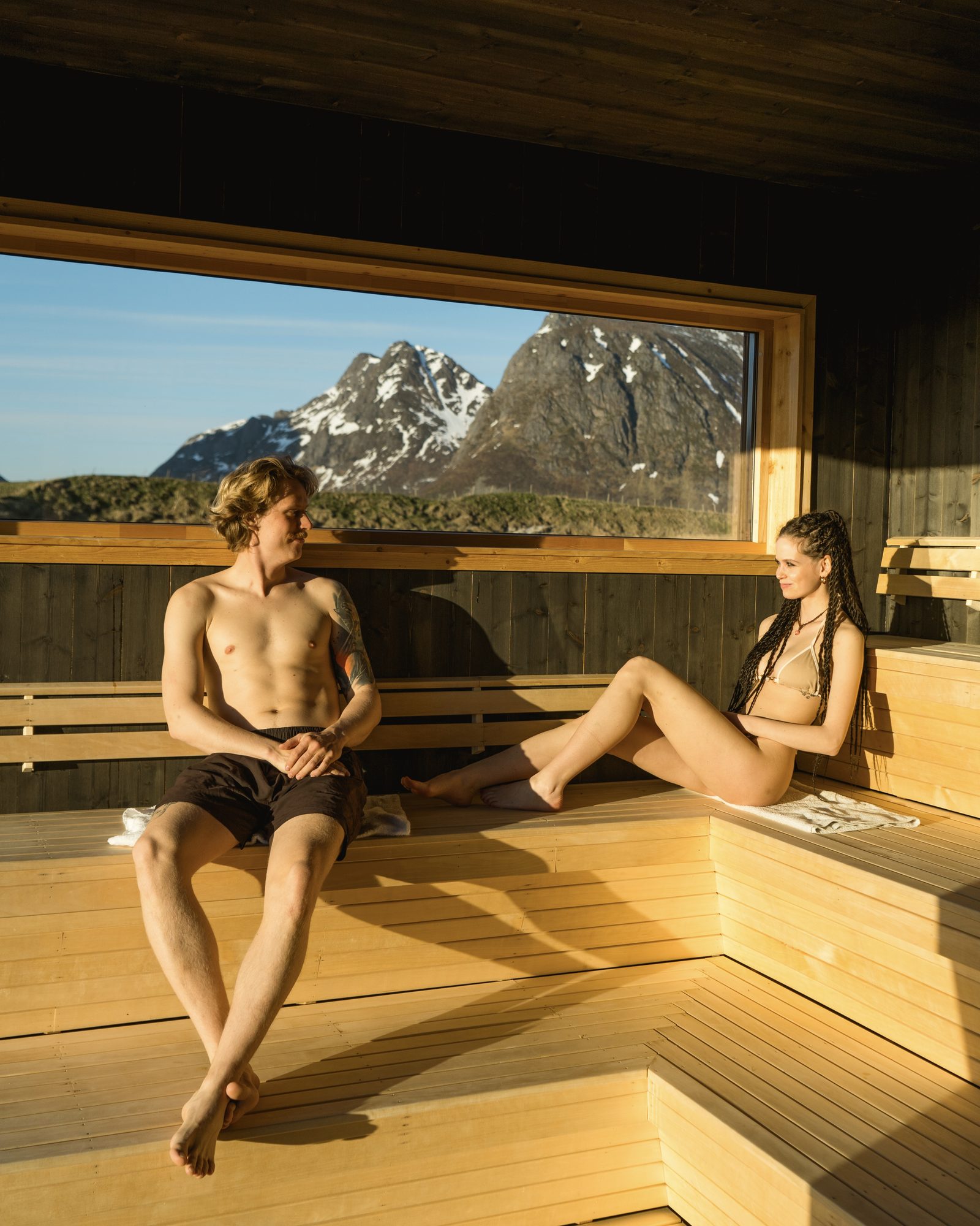 Stemningsbilde fra Lofoten Beach Camp
