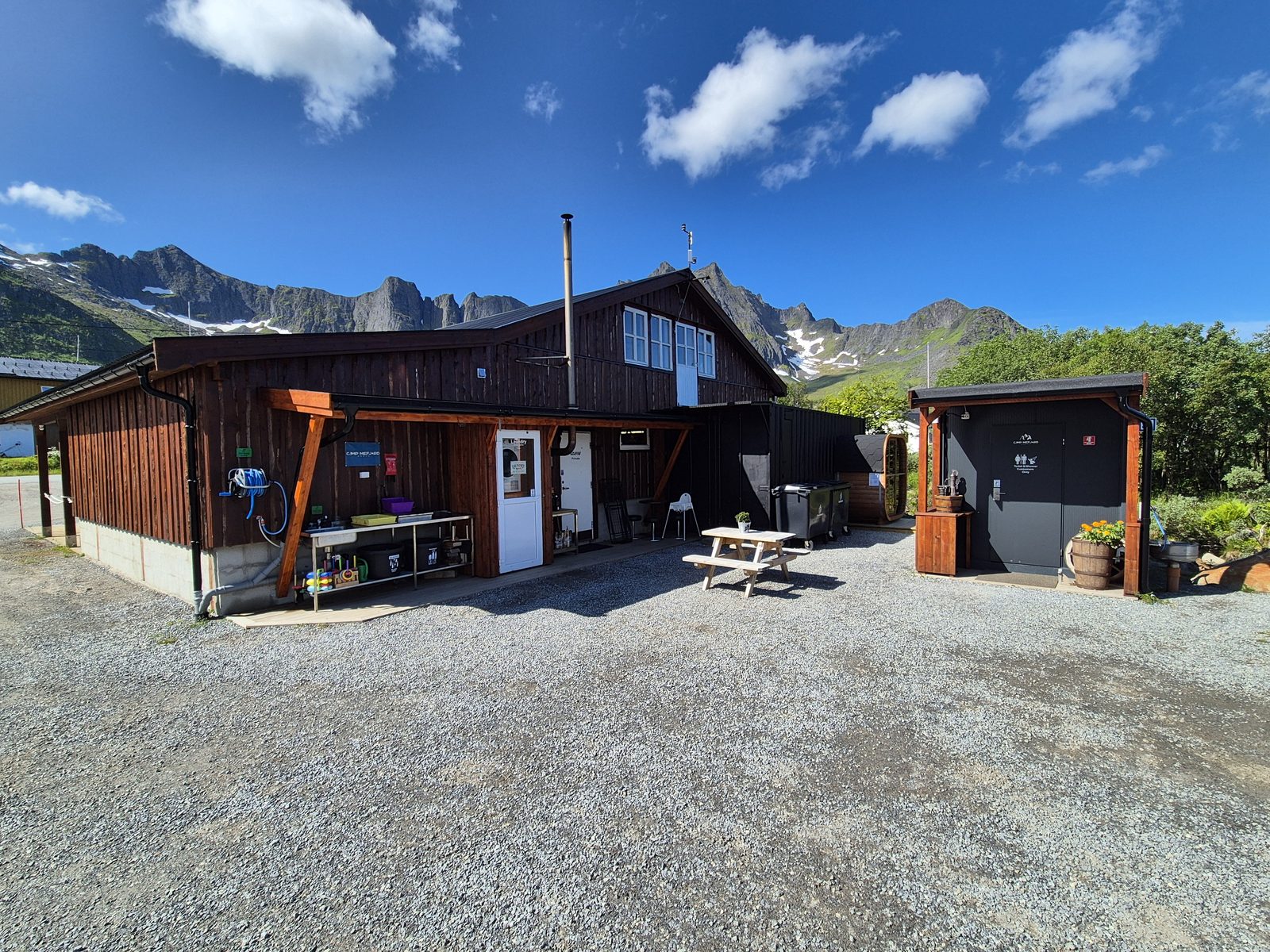 Camp Mefjord – oversikt over området