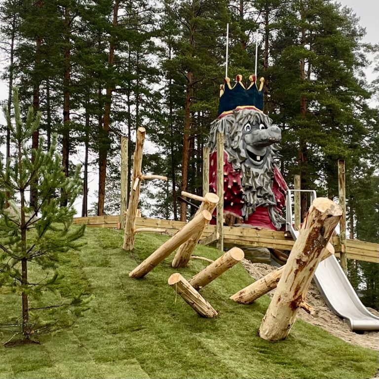 Morokulien Camping ved Fredsplassen på den norsk-svenske grensen i Eidskog