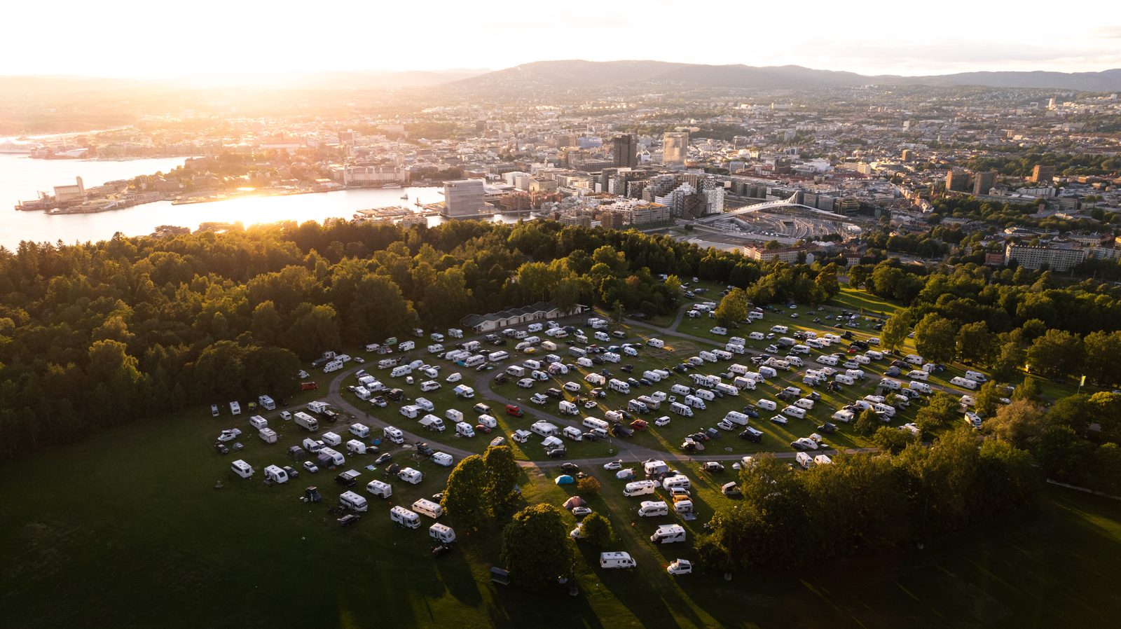 Topcamp Ekeberg – oversikt over området