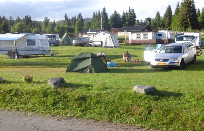 Trabelia Hyttegrend & Camping på setervoll i Venabygd med utsikt mot Venabygdsfjellet