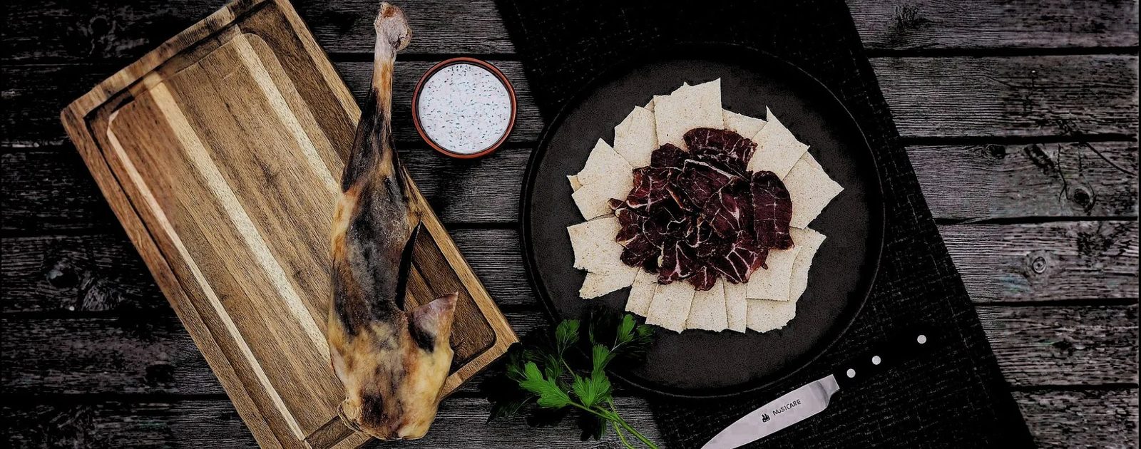 Spekemat og villsau-produkter fra DalPro Gårdsmat i Melandsjø på Hitra