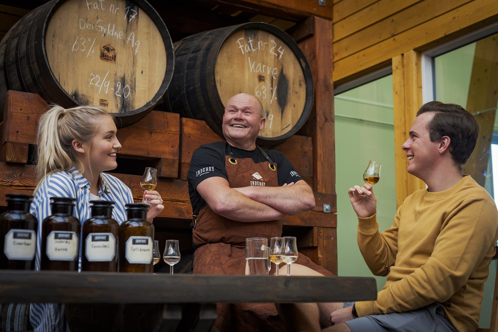 Inderøy Gårdsbryggeri på Kvam Østre (Sundnes) langs Den Gylne Omvei