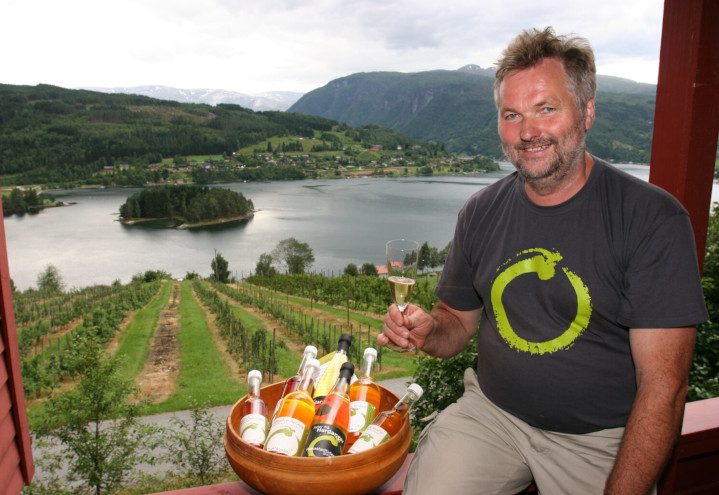 Bilde fra Drop-in på Hardangers første cideri-stopp