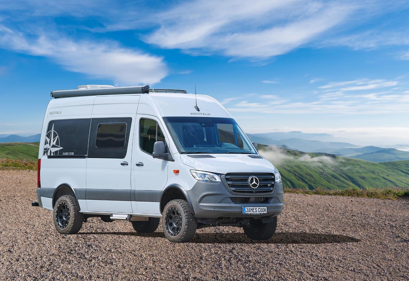 Westfalia James Cook 600 E på Mercedes Sprinter i eksteriørfoto